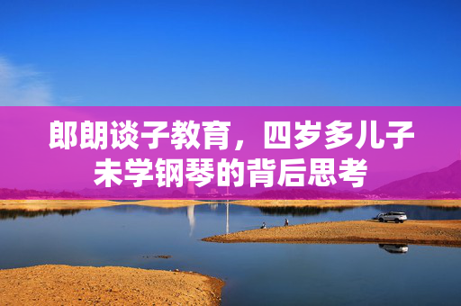郎朗谈子教育，四岁多儿子未学钢琴的背后思考