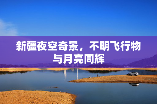 新疆夜空奇景，不明飞行物与月亮同辉