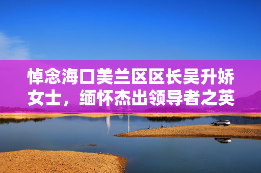 悼念海口美兰区区长吴升娇女士，缅怀杰出领导者之英魂