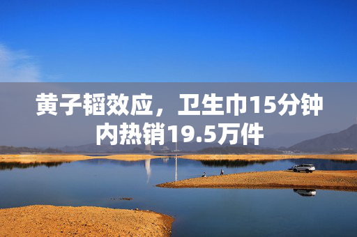 黄子韬效应，卫生巾15分钟内热销19.5万件