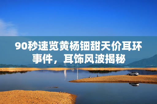 90秒速览黄杨钿甜天价耳环事件，耳饰风波揭秘