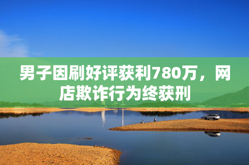 男子因刷好评获利780万，网店欺诈行为终获刑