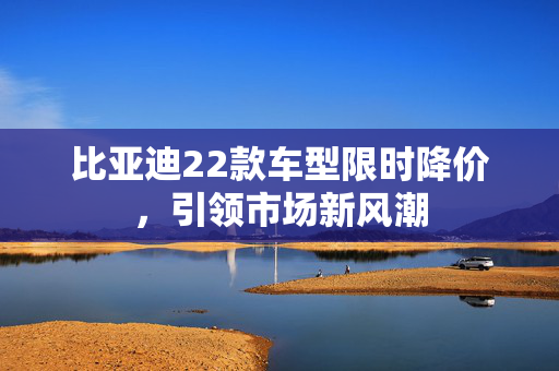 比亚迪22款车型限时降价，引领市场新风潮