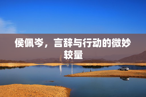 侯佩岑，言辞与行动的微妙较量