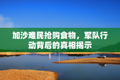 加沙难民抢购食物，军队行动背后的真相揭示
