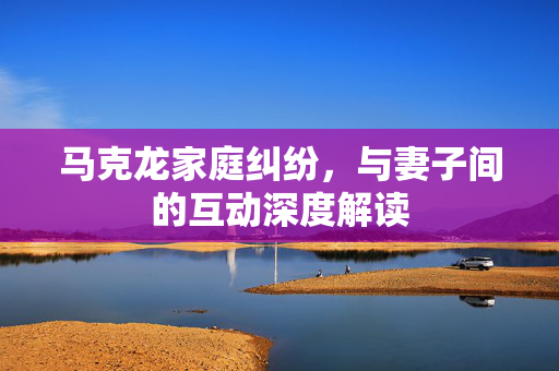 马克龙家庭纠纷，与妻子间的互动深度解读