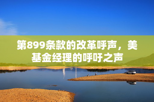 第899条款的改革呼声，美基金经理的呼吁之声