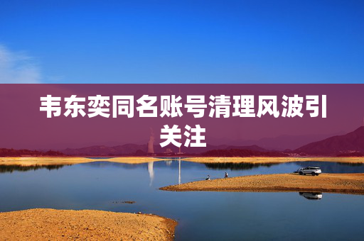 韦东奕同名账号清理风波引关注