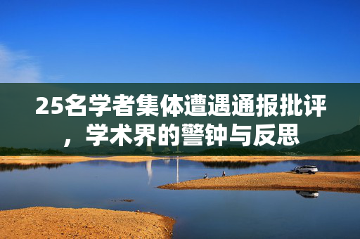 25名学者集体遭遇通报批评，学术界的警钟与反思