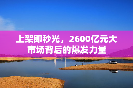 上架即秒光，2600亿元大市场背后的爆发力量