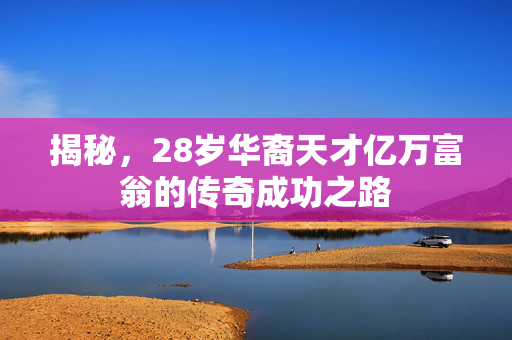 揭秘，28岁华裔天才亿万富翁的传奇成功之路