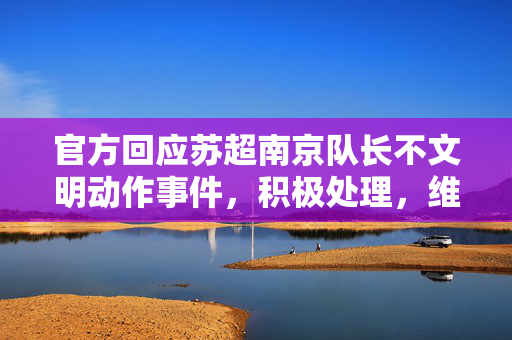 官方回应苏超南京队长不文明动作事件，积极处理，维护良好体育风尚