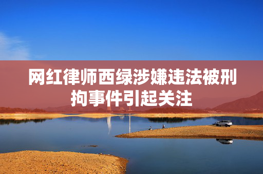 网红律师西绿涉嫌违法被刑拘事件引起关注