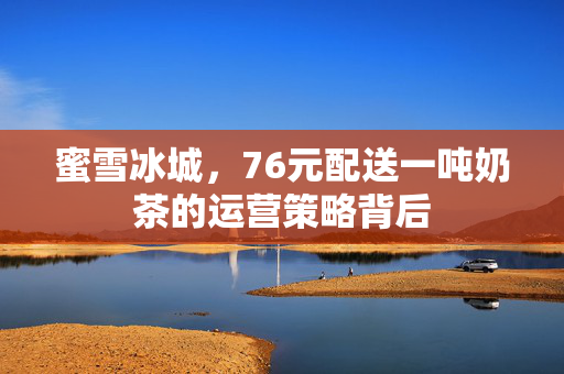蜜雪冰城，76元配送一吨奶茶的运营策略背后