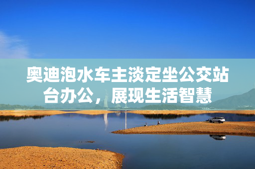 奥迪泡水车主淡定坐公交站台办公，展现生活智慧