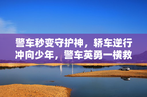 警车秒变守护神，轿车逆行冲向少年，警车英勇一横救五命