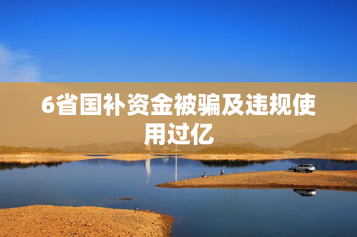 6省国补资金被骗及违规使用过亿