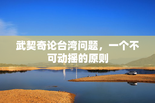 武契奇论台湾问题，一个不可动摇的原则