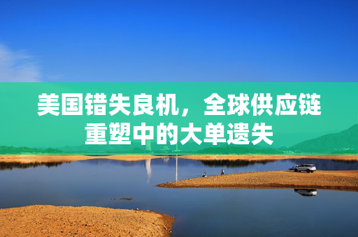 美国错失良机，全球供应链重塑中的大单遗失