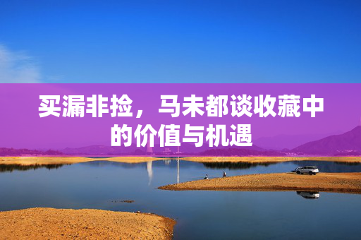 买漏非捡，马未都谈收藏中的价值与机遇