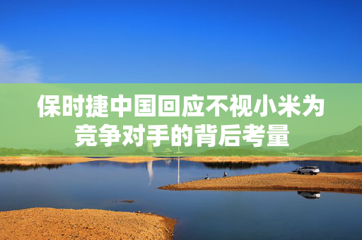 保时捷中国回应不视小米为竞争对手的背后考量