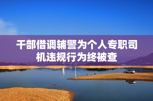 干部借调辅警为个人专职司机违规行为终被查